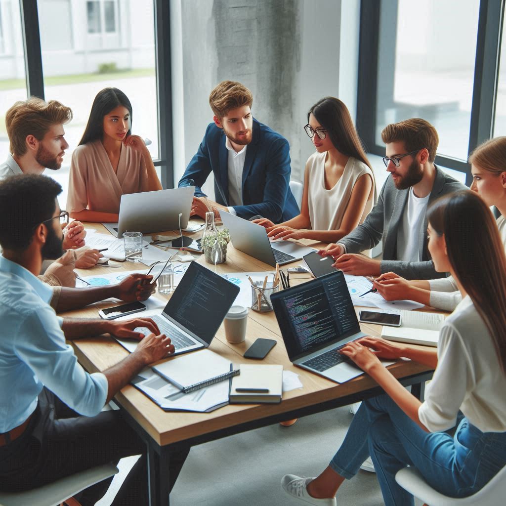 technological meeting room